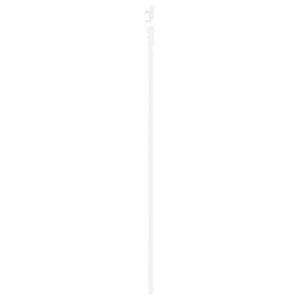Sliding Door ORKDAL White 83 x 202 cm Solid Pine Wood and Glass