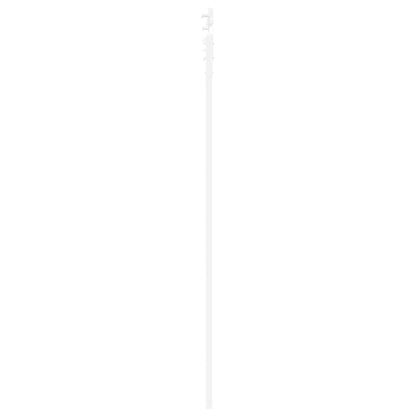 Sliding Door ORKDAL White 83 x 211 cm Solid Pine Wood and Glass