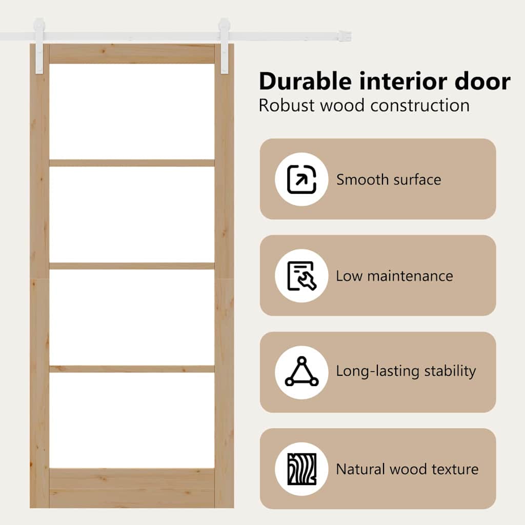 Sliding Door ORKDAL Natural 93 x 211 cm