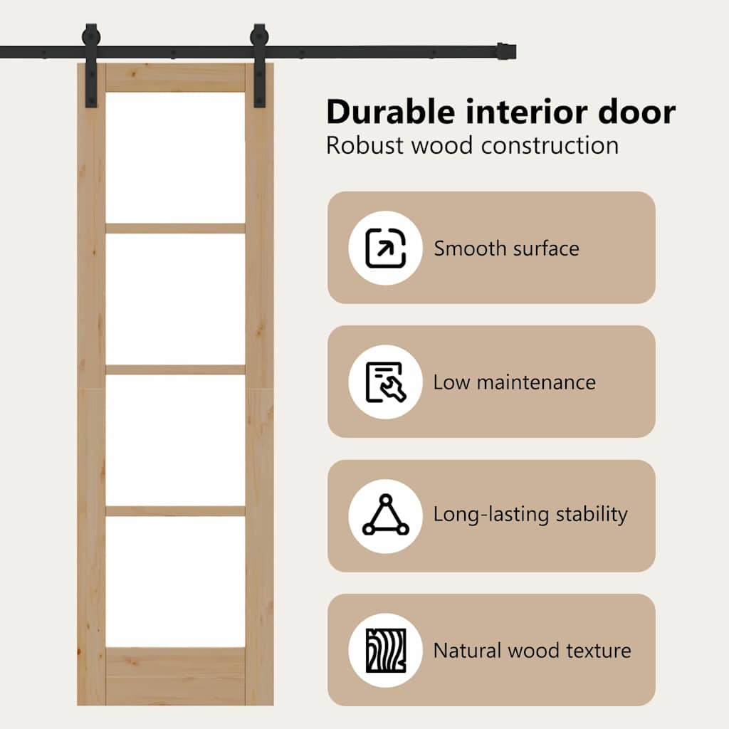 Sliding Door ORKDAL Natural 61 x 198.5 cm
