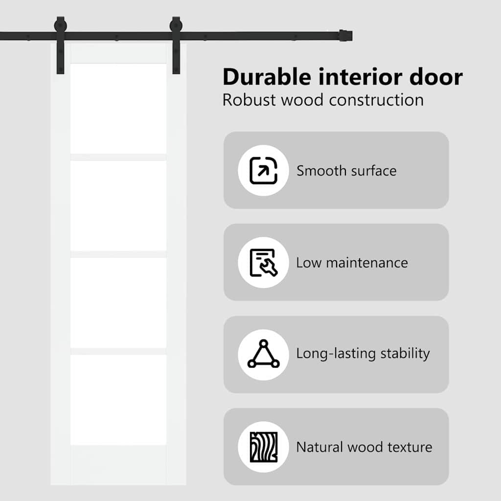 Sliding Door ORKDAL White 61 x 198.5 cm