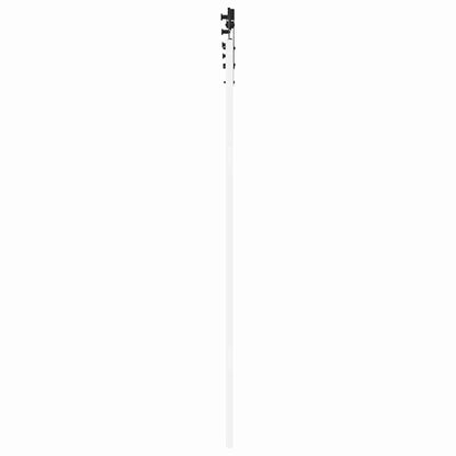 Sliding Door ORKDAL White 93 x 202 cm Solid Pine Wood and Glass