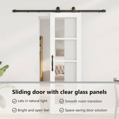Sliding Door ORKDAL White and Black 61 x 198.5 cm