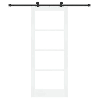 Sliding Door ORKDAL White and Black 83 x 202 cm