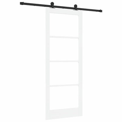 Sliding Door ORKDAL White and Black 83 x 211 cm