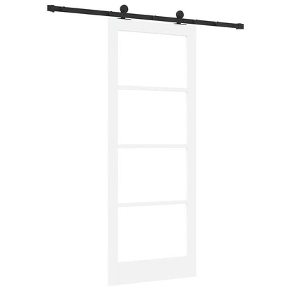 Sliding Door ORKDAL White and Black 83 x 211 cm