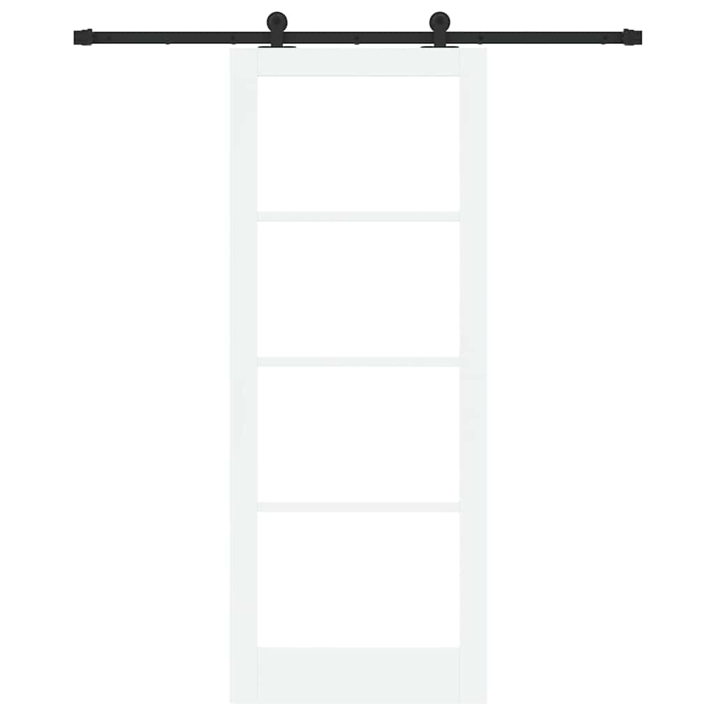 Sliding Door ORKDAL White and Black 83 x 211 cm