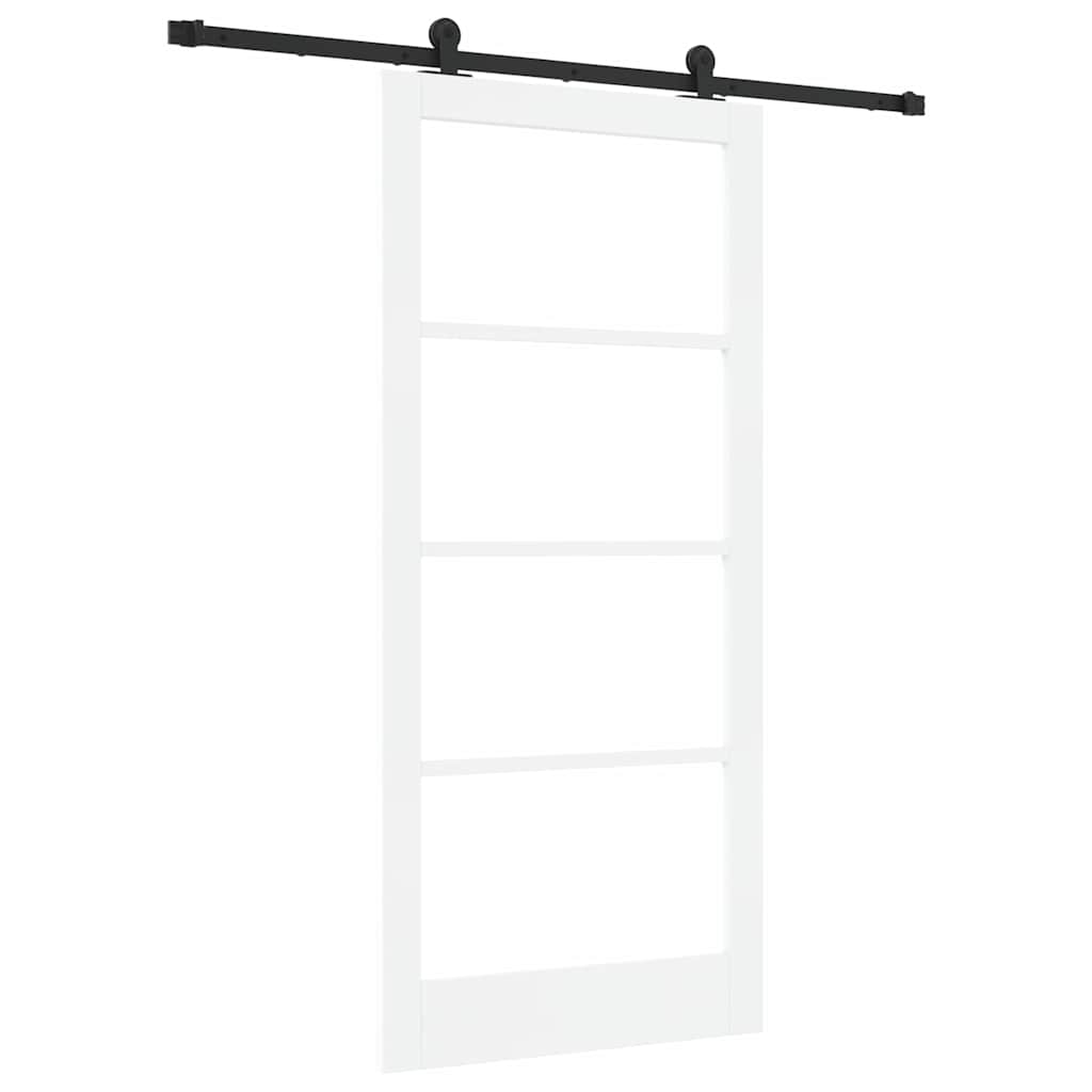 Sliding Door ORKDAL White and Black 93 x 202 cm