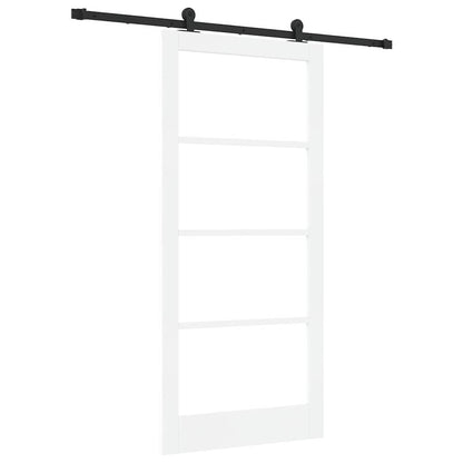 Sliding Door ORKDAL White and Black 93 x 202 cm