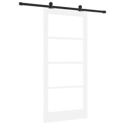 Sliding Door ORKDAL White and Black 93 x 202 cm