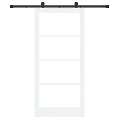 Sliding Door ORKDAL White and Black 93 x 202 cm