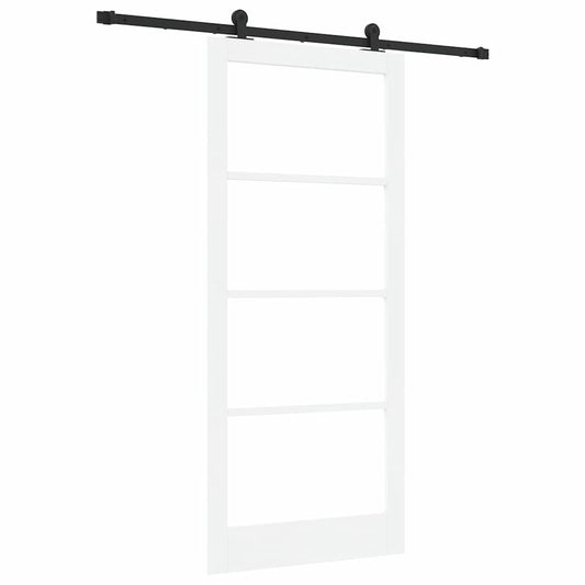 Sliding Door ORKDAL White and Black 93 x 211 cm