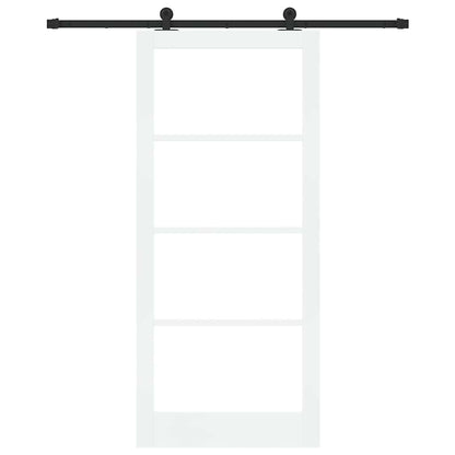 Sliding Door ORKDAL White and Black 93 x 211 cm