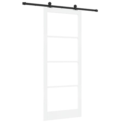 Sliding Door ORKDAL White and Black 93 x 232 cm