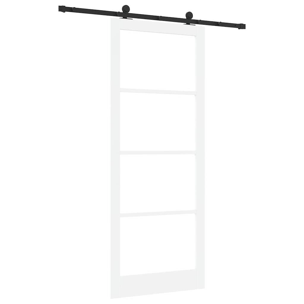 Sliding Door ORKDAL White and Black 93 x 232 cm
