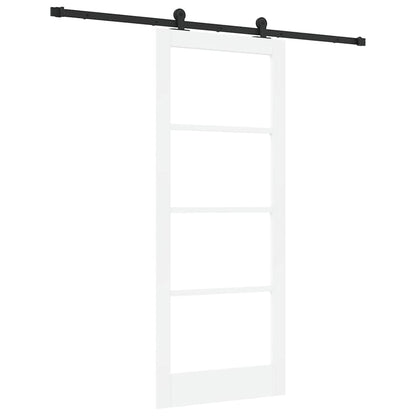 Sliding Door ORKDAL White and Black 83 x 202 cm
