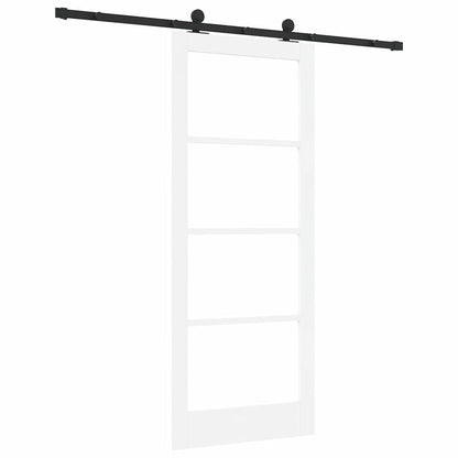 Sliding Door ORKDAL White and Black 83 x 202 cm