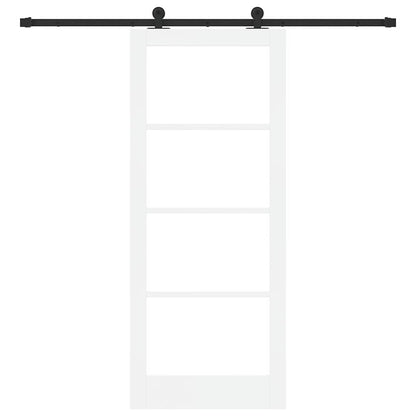 Sliding Door ORKDAL White and Black 83 x 202 cm