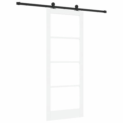 Sliding Door ORKDAL White and Black 83 x 211 cm