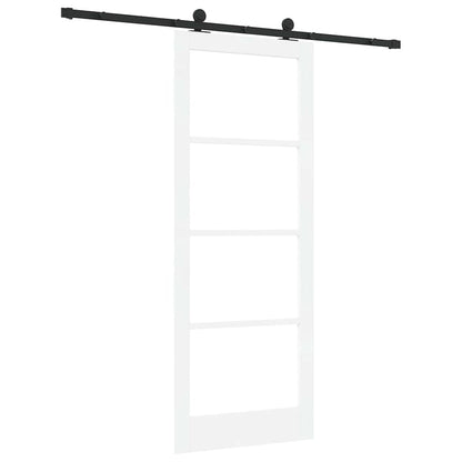 Sliding Door ORKDAL White and Black 83 x 211 cm