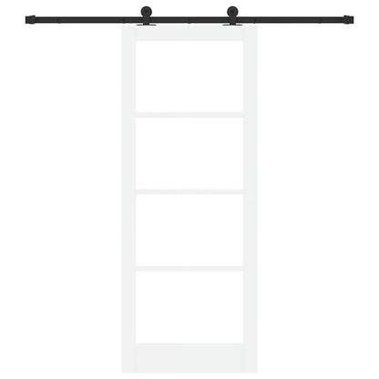 Sliding Door ORKDAL White and Black 83 x 211 cm