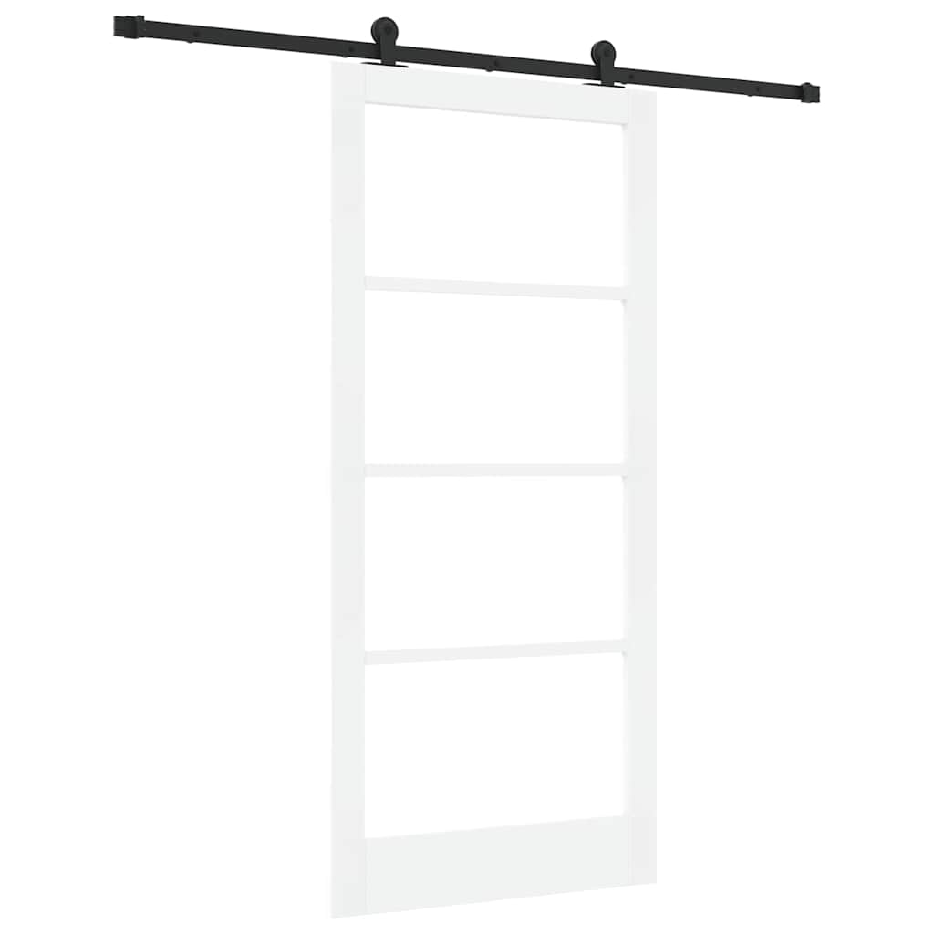 Sliding Door ORKDAL White and Black 93 x 202 cm