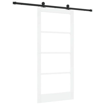 Sliding Door ORKDAL White and Black 93 x 202 cm