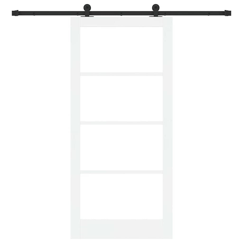 Sliding Door ORKDAL White and Black 93 x 202 cm