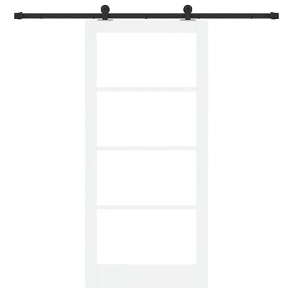 Sliding Door ORKDAL White and Black 93 x 202 cm