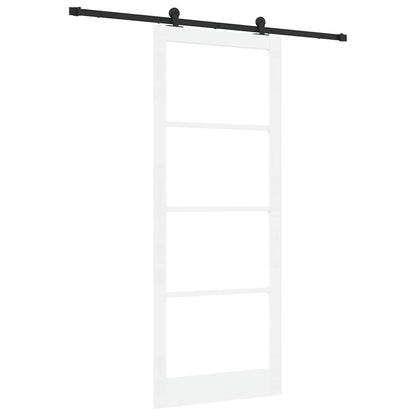 Sliding Door ORKDAL White and Black 93 x 232 cm