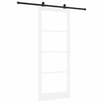 Sliding Door ORKDAL White and Black 93 x 232 cm