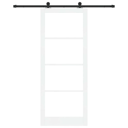 Sliding Door ORKDAL White and Black 93 x 232 cm