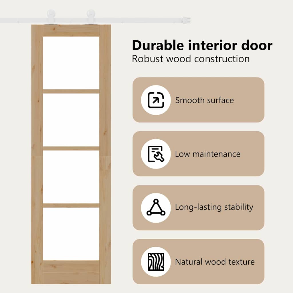 Sliding Door ORKDAL Natural 61 x 198.5 cm