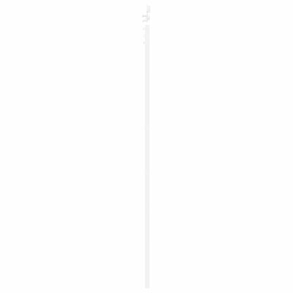 Sliding Door ORKDAL White 83 x 202 cm Solid Pine Wood and Glass