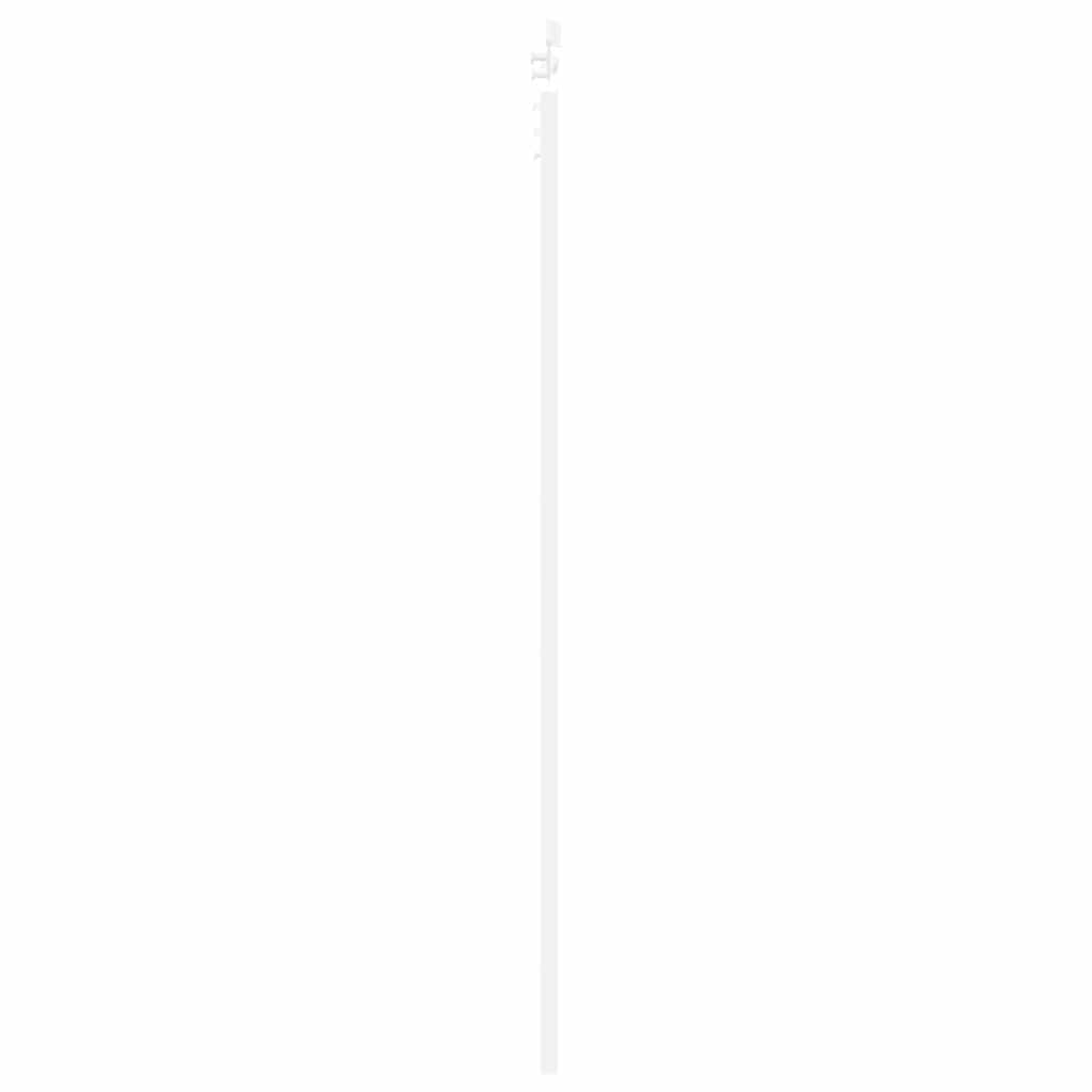 Sliding Door ORKDAL White 83 x 211 cm Solid Pine Wood and Glass