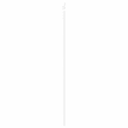 Sliding Door ORKDAL White 83 x 211 cm Solid Pine Wood and Glass