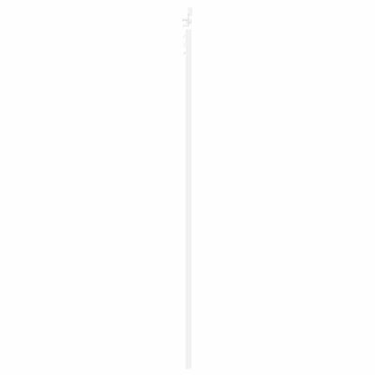Sliding Door ORKDAL White 93 x 211 cm Solid Pine Wood and Glass