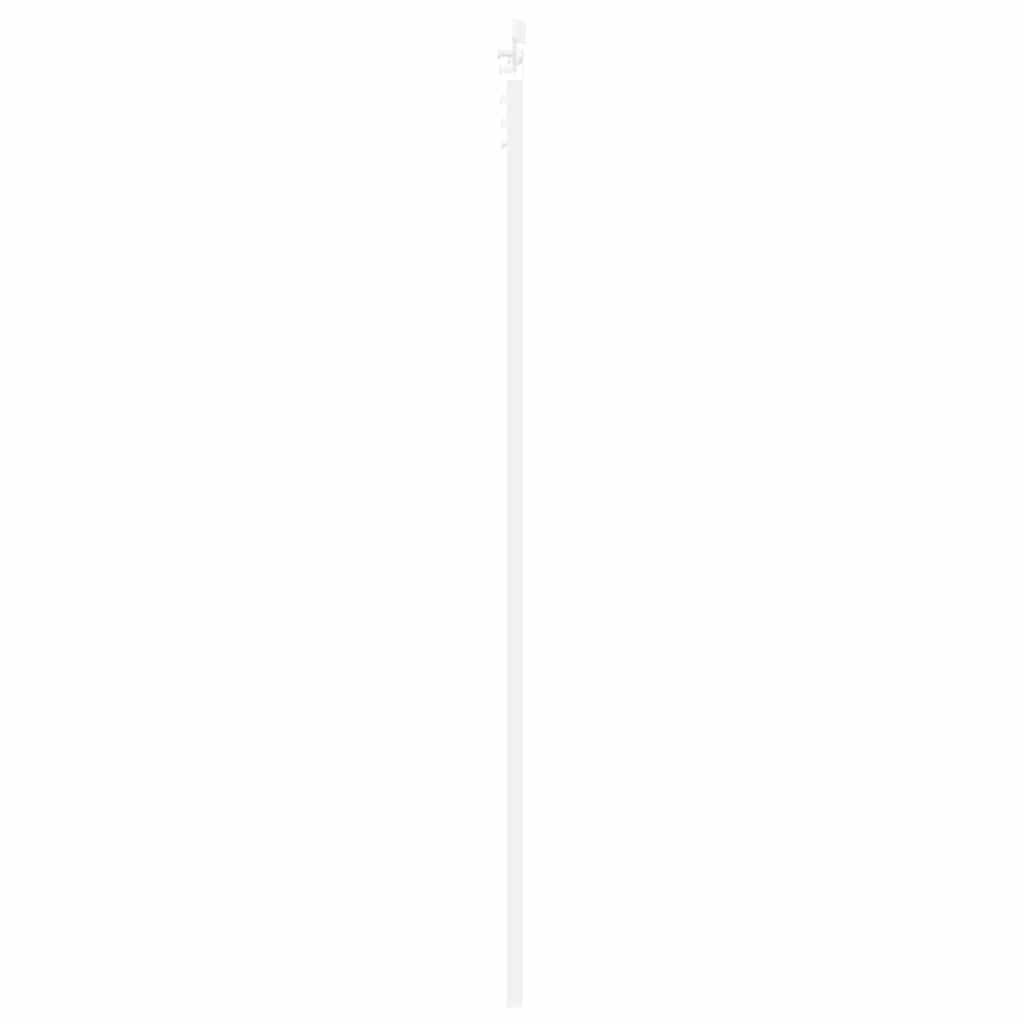 Sliding Door ORKDAL White 93 x 211 cm Solid Pine Wood and Glass