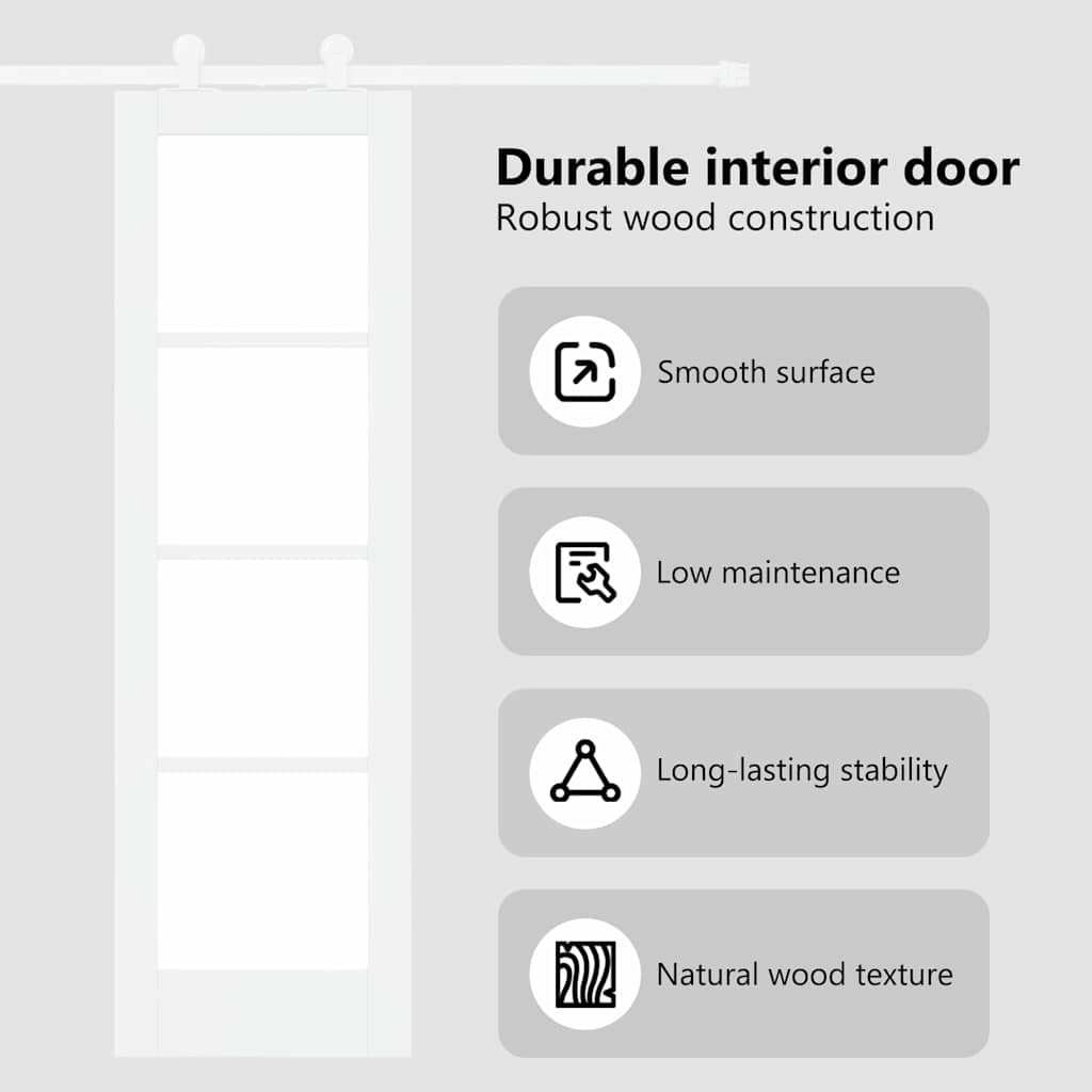 Sliding Door ORKDAL White 61 x 198.5 cm