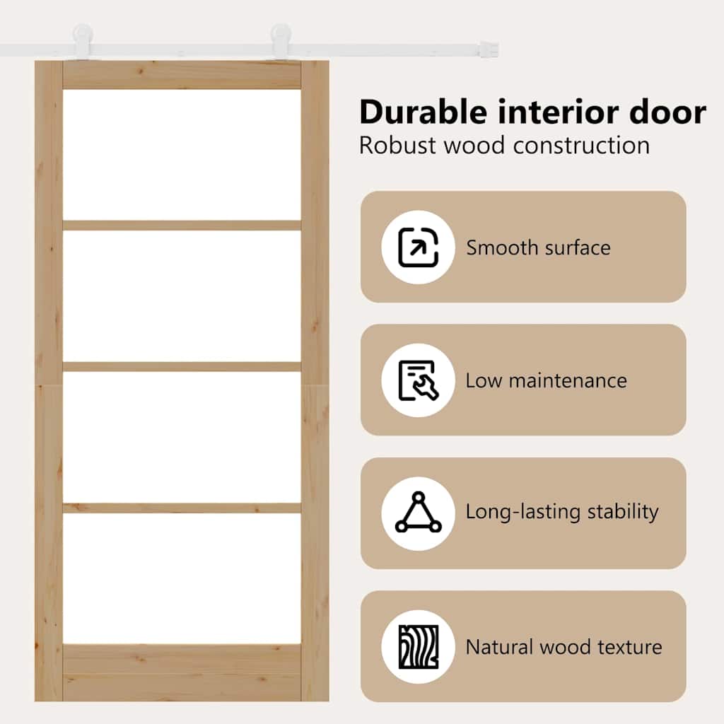 Sliding Door ORKDAL Natural 93 x 202 cm