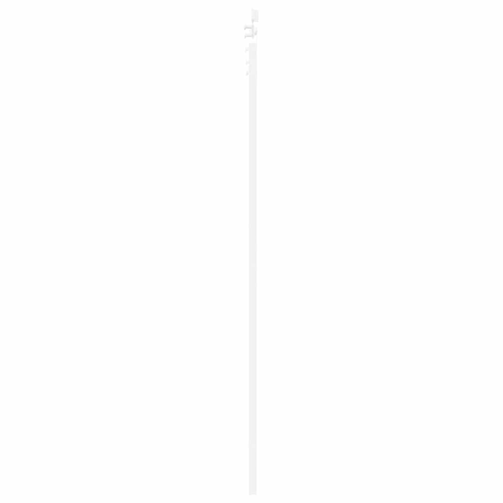 Sliding Door ORKDAL White 93 x 202 cm Solid Pine Wood and Glass