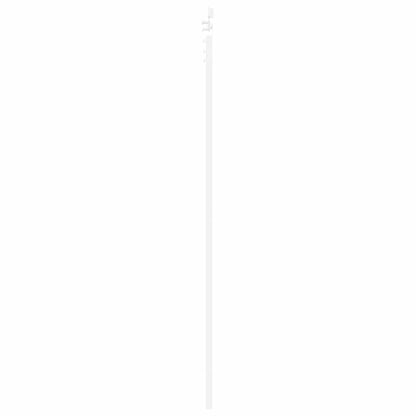 Sliding Door ORKDAL White 93 x 202 cm Solid Pine Wood and Glass