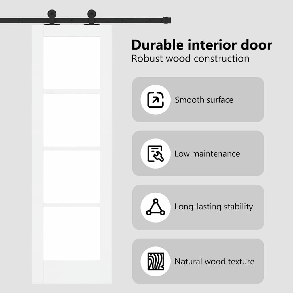 Sliding Door ORKDAL White 61 x 198.5 cm