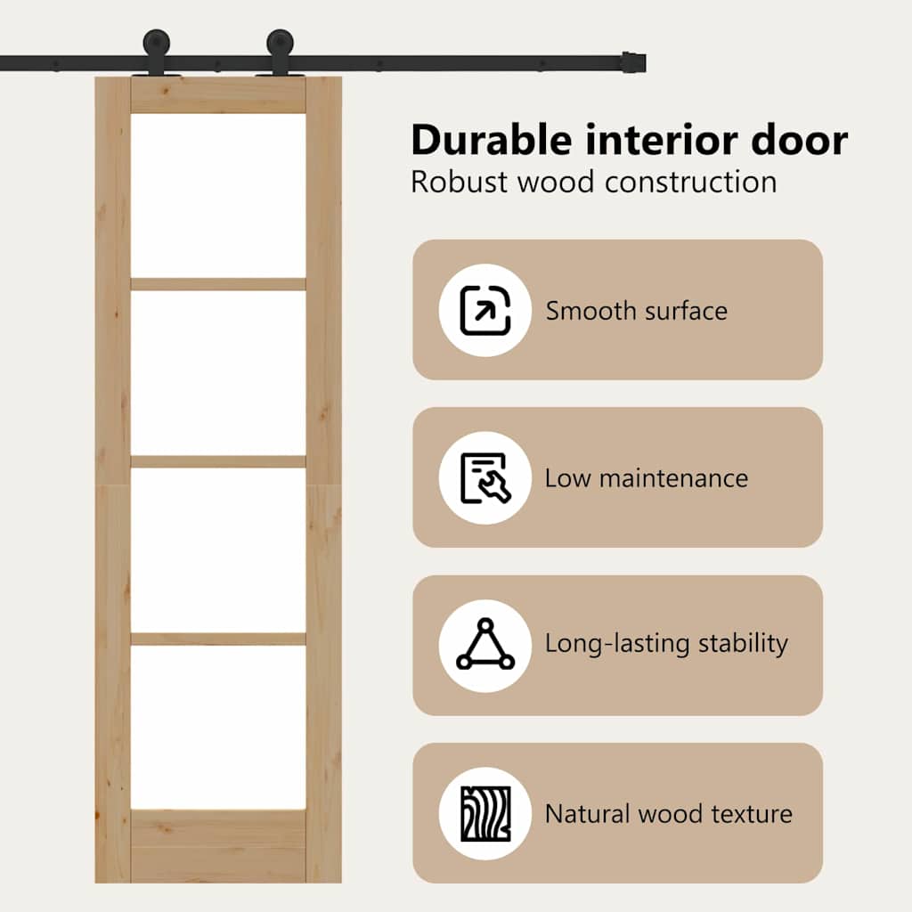 Sliding Door ORKDAL Natural 61 x 198.5 cm