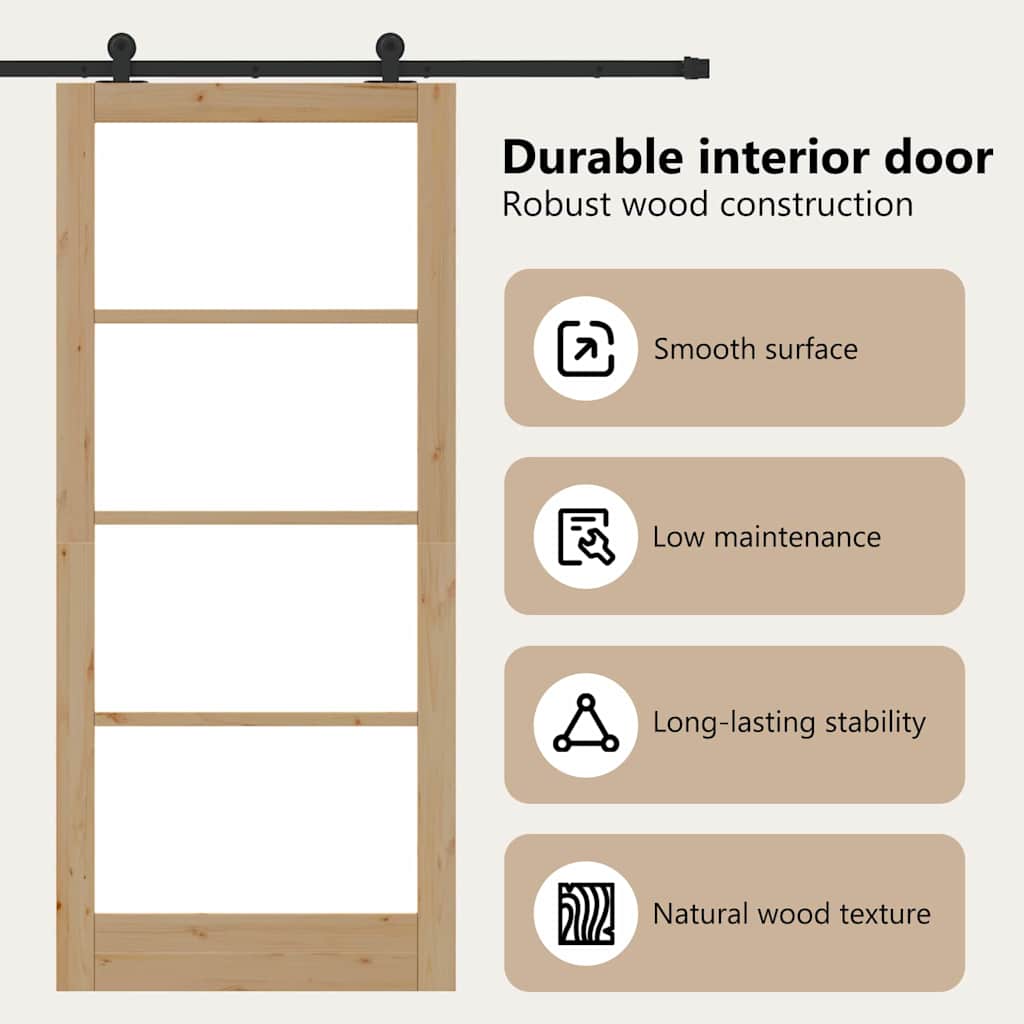 Sliding Door ORKDAL Natural 93 x 211 cm