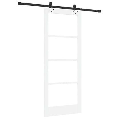Sliding Door ORKDAL White and Black 83 x 202 cm