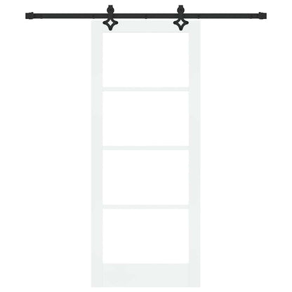 Sliding Door ORKDAL White and Black 83 x 202 cm