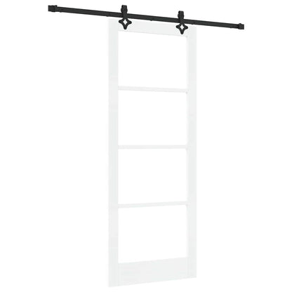 Sliding Door ORKDAL White and Black 83 x 211 cm
