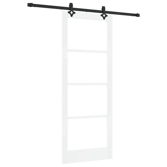 Sliding Door ORKDAL White and Black 83 x 211 cm