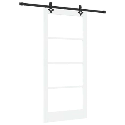 Sliding Door ORKDAL White and Black 93 x 202 cm
